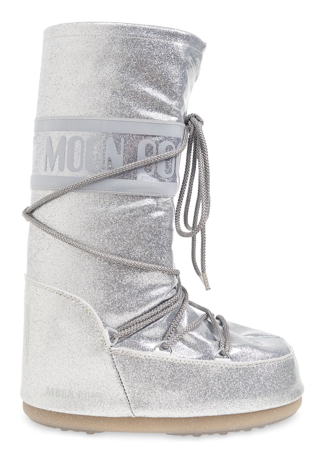 Silver 'Icon Glitter' snow boots Moon Boot - Vitkac Canada